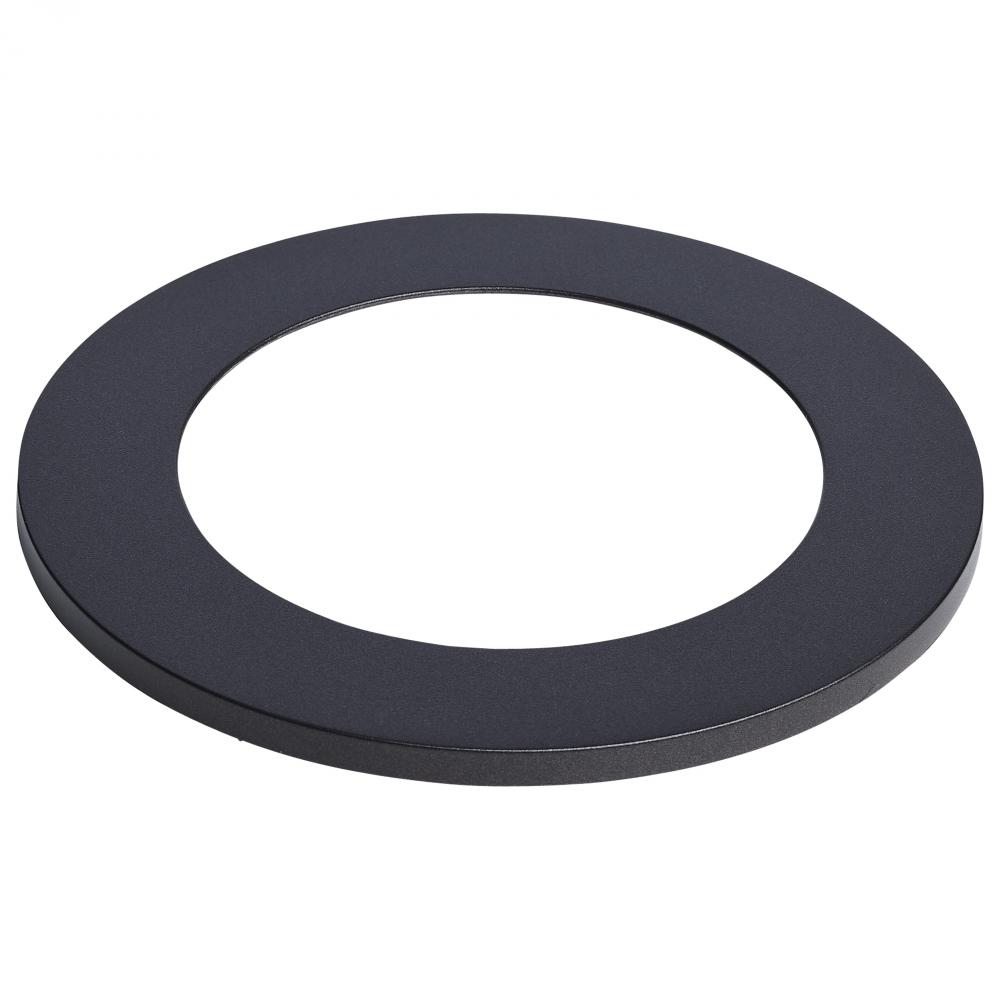 Flat Wafer Downlight Retrofit Trim; 4 Inch; Matte Bronze Finish