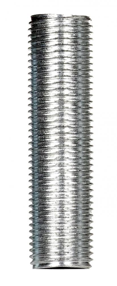 1/8 IP Steel Nipple; Zinc Plated; 8" Length; 3/8" Wide