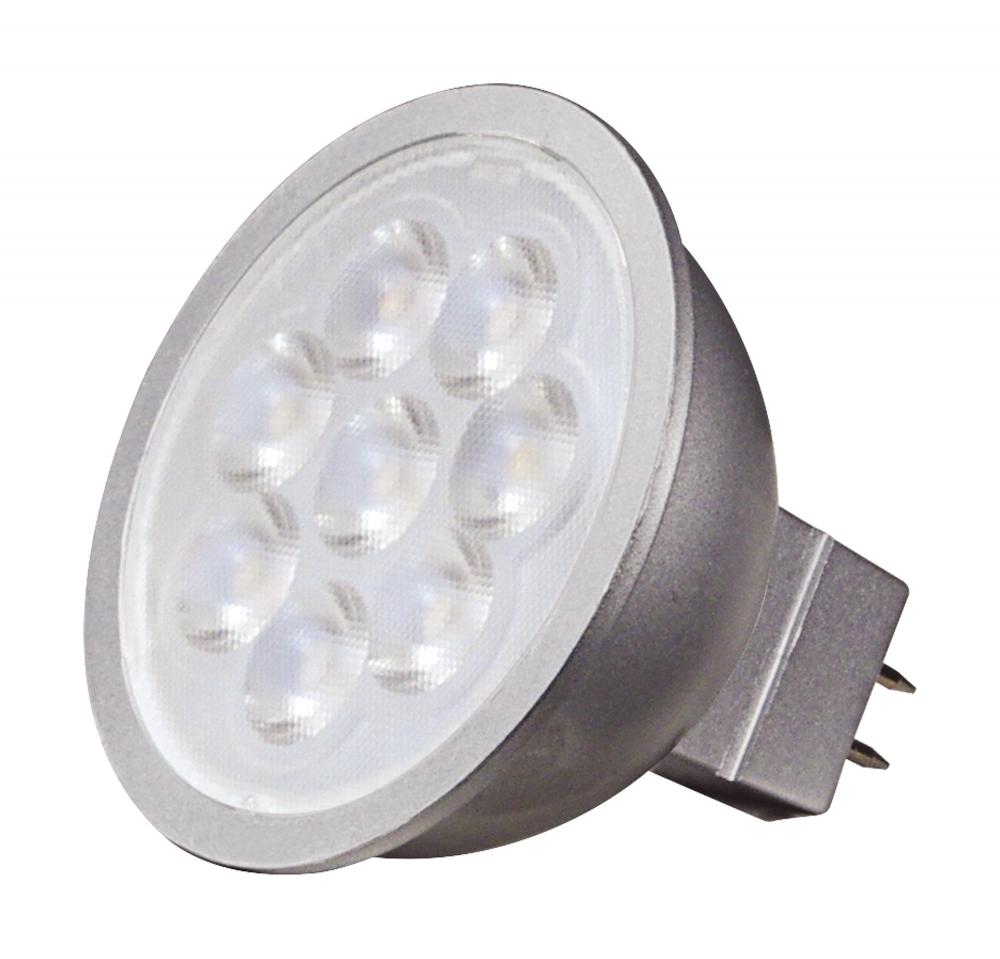 6.5 Watt; MR16 LED; 3000K; GU5.3 base; 25 deg. Beam Angle; 12 Volt