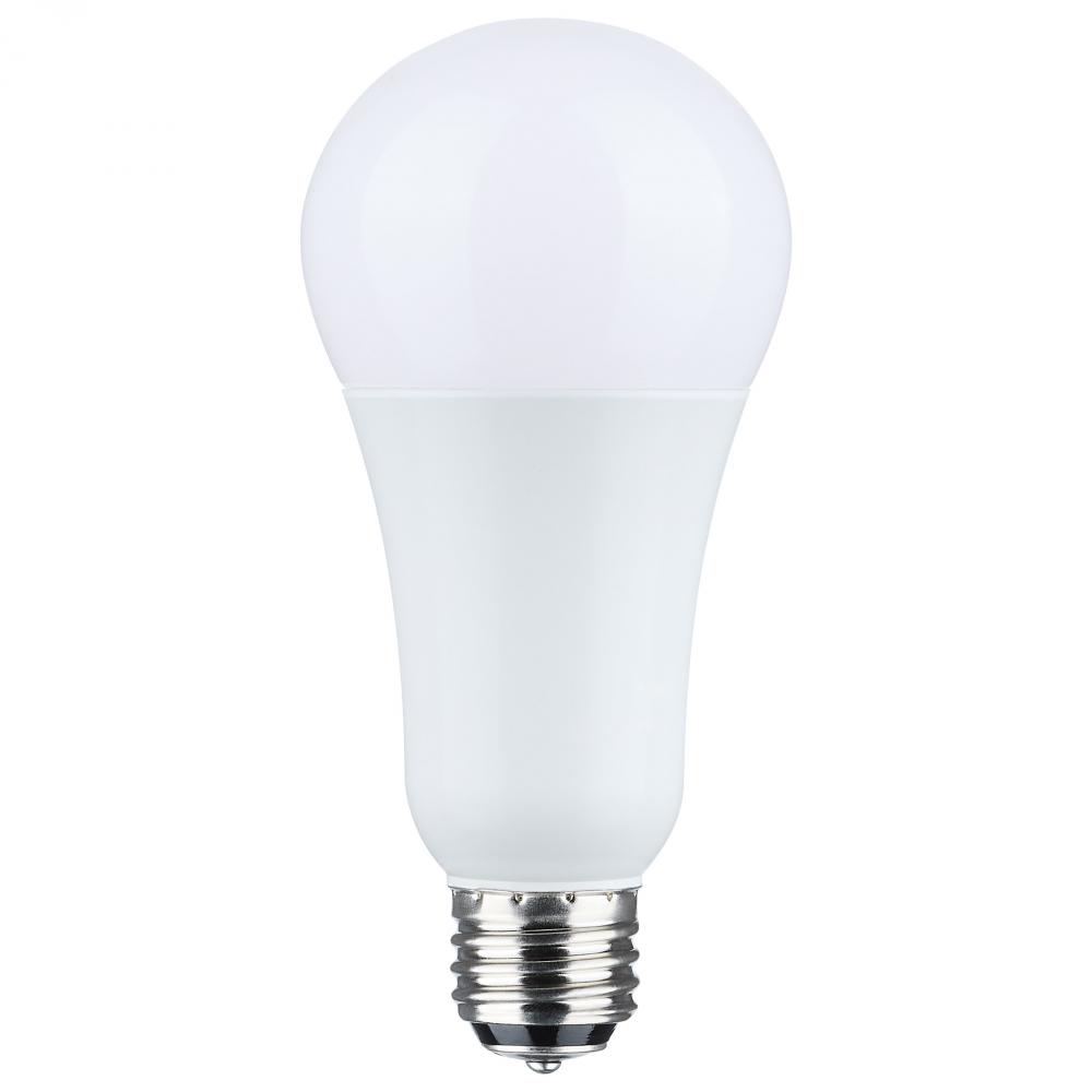 5/14/20 Watt A21 LED; 3-Way Lamp; White Finish; 5000K CCT; Medium Double Contact Base; 120 Volt