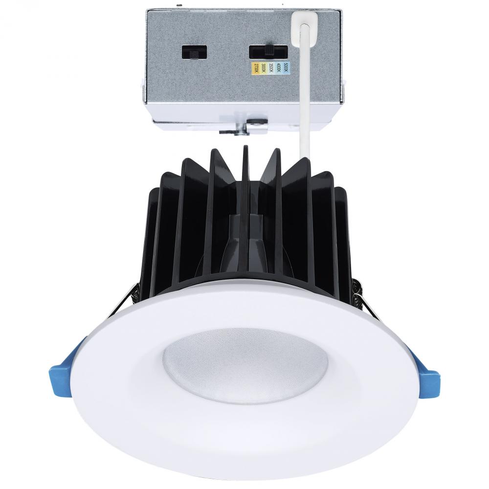 16/20/24 Watt LED Remote Driver Downlight; 27K/30K/35K/40K/50K CCT; Field Selectable; Round; White
