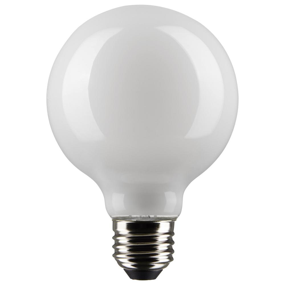4.5 Watt G25 LED Filament; White; Medium base; 90 CRI; 5000K; 120 Volt