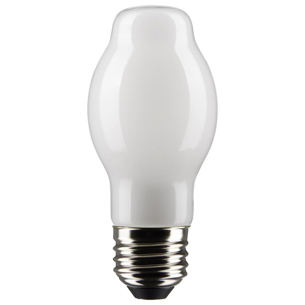 8 Watt BT15 LED Filament; White; Medium base; 90 CRI; 2700K; 120 Volt