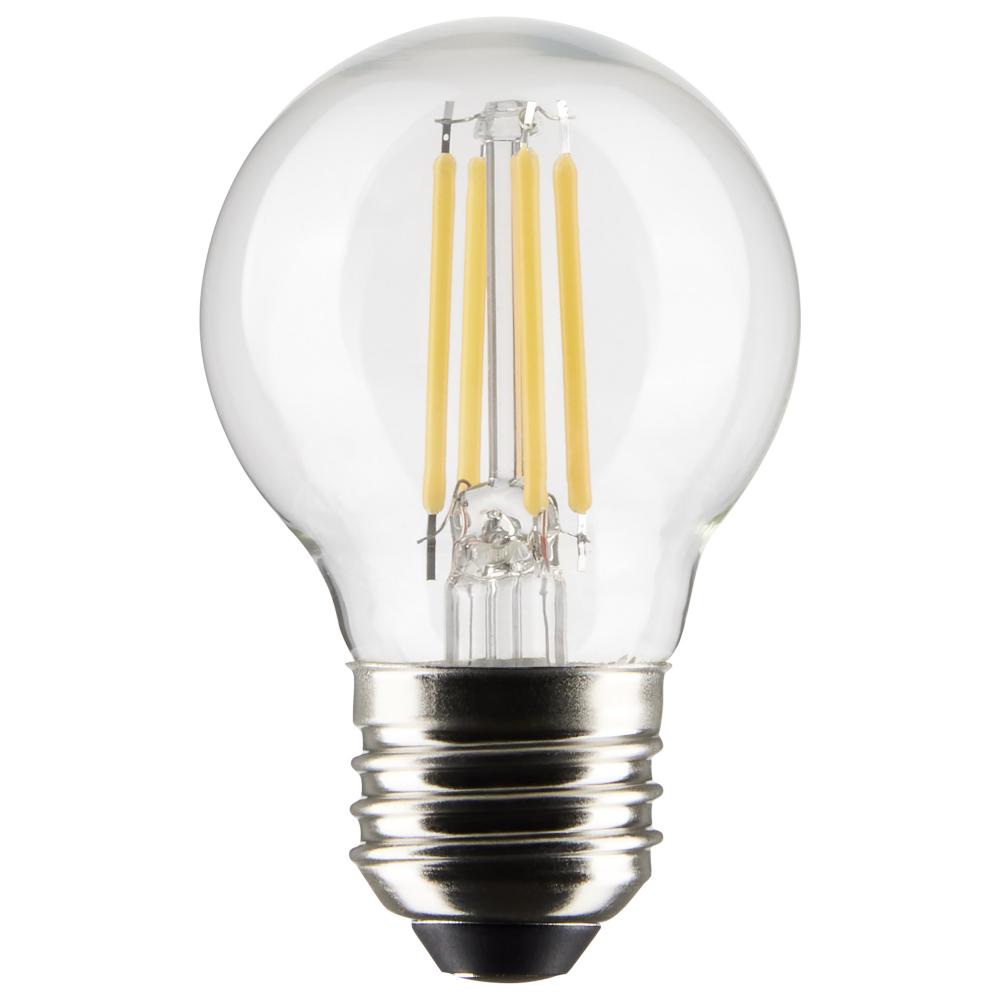 4 Watt G16.5 LED Filament; Clear; Medium Base; 2700K; 350 Lumens; 120 Volt; 2-Pack