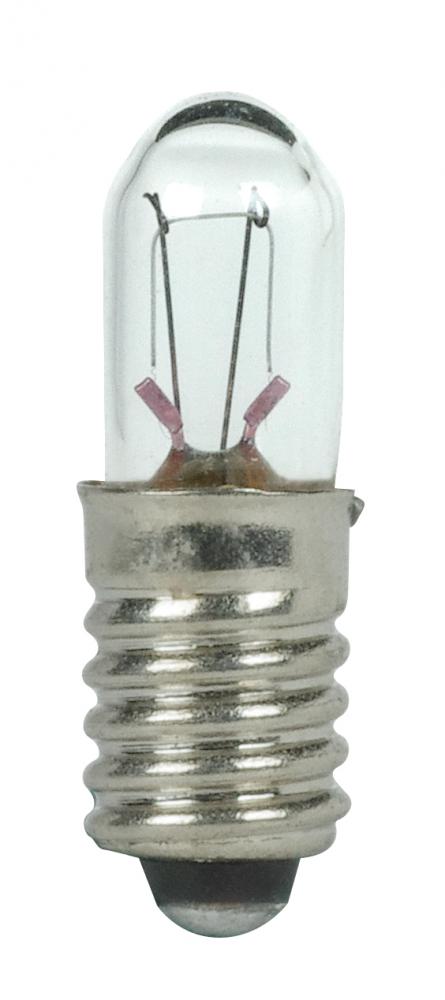 1.12 Watt miniature; T1 3/4; 7000 Average rated hours; Midget Screw base; 28 Volt