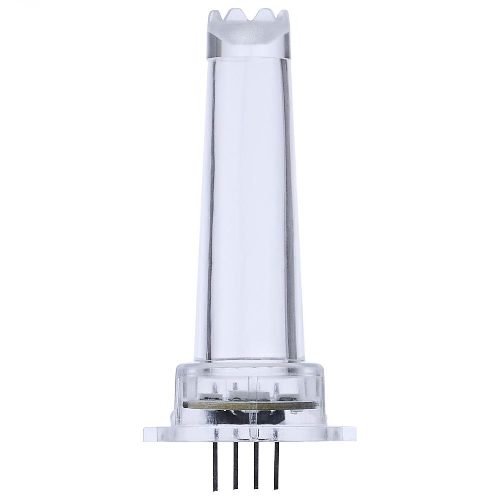 Starfish; 0.5 Watt LED String Light Replacement Lamp; S14; 4-Pin Base; RGBTW; Clear; 12-24 Volt;