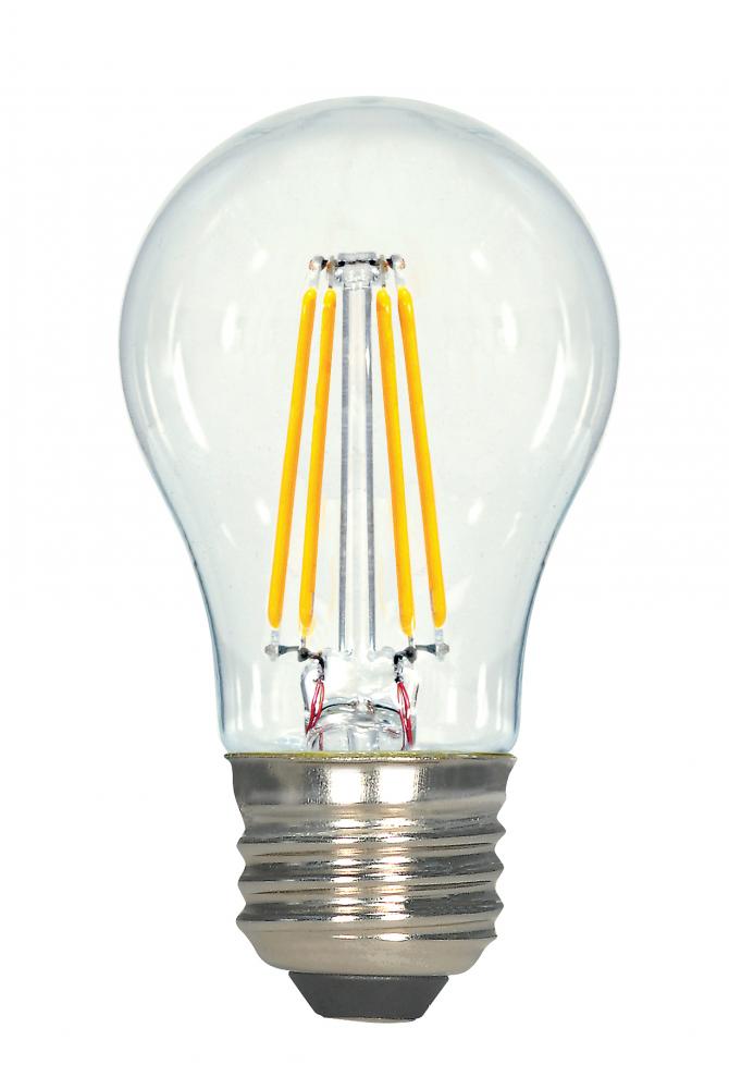 4.5 Watt A15 LED Filament; Clear; Medium base; 2700K; 450 Lumens; 120 Volt