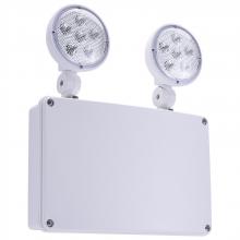 Satco Products Inc. 67/581 - Emergency Light; 120-347V; 2HR Backup; Universal Mounting; Wet Location; Low Temperature; White