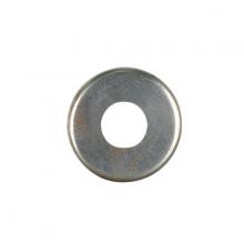 Satco Products Inc. 90/2068 - Steel Check Ring; Straight Edge; 1/8 IP Slip; Unfinished; 2-1/8" Diameter