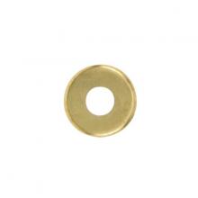 Satco Products Inc. 90/357 - Steel Check Ring; Straight Edge; 1/8 IP Slip; Brass Plated Finish; 2" Diameter