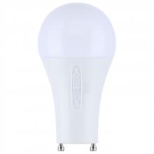 Satco Products Inc. S12148 - 15.5 Watt LED; A19; 27K/3K/35K/4K/5K; GU24 Base; 120 Volt