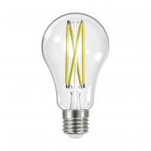 Satco Products Inc. S12431 - 12.5 Watt LED A19; Clear; Medium Base; 4000K; 90 CRI; 120 Volt