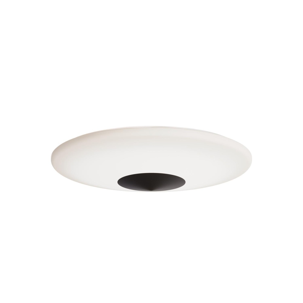 Alpine 17'' LED Flush Mount 120-277V 5CCT BK