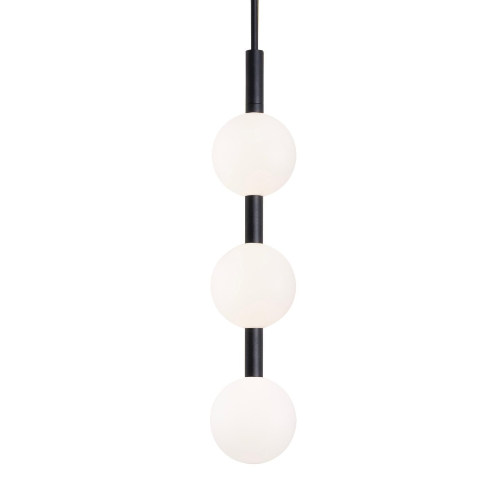 Baroque 32'' LED Pendant 120-277V 5CCT BK