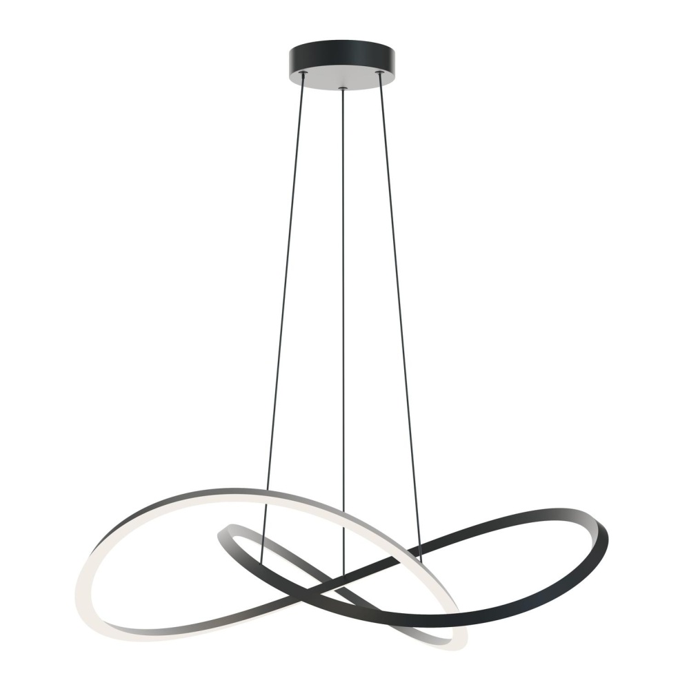 Celeste 32'' LED Pendant,120-277V,40W,5 CCT,BK