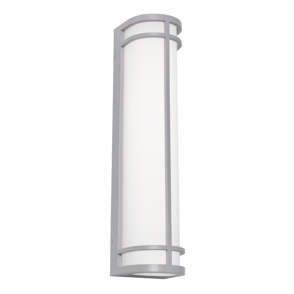 Crain 24'' LED Outdoor Sconce, 120-277V, 24W, 5 CCT, TG