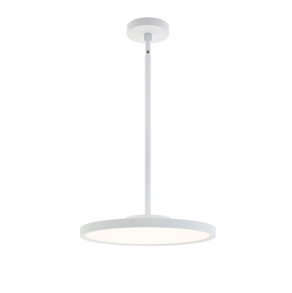 Edge Round 16'' LED Pendant 120-277V 25W 5CCT WH