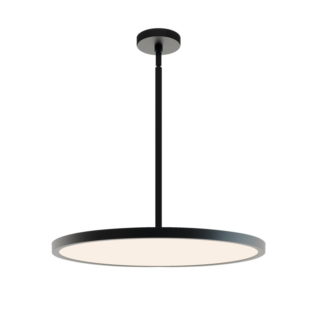 Edge Round 20'' LED Pendant 120-277V 30W 5CCT BK