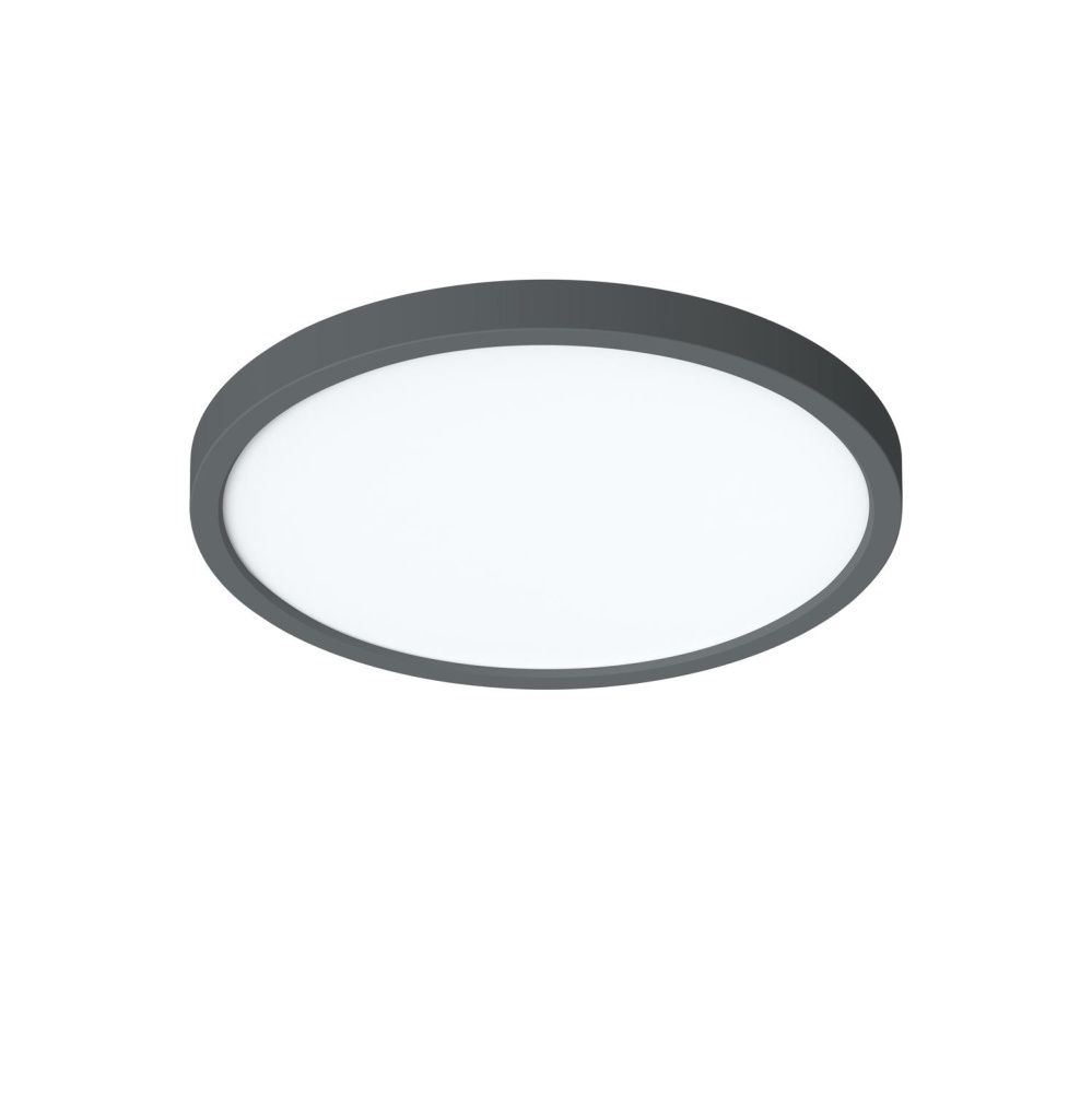 Eon 14'' LED Flush Mount 120V 28W 5CCT BK