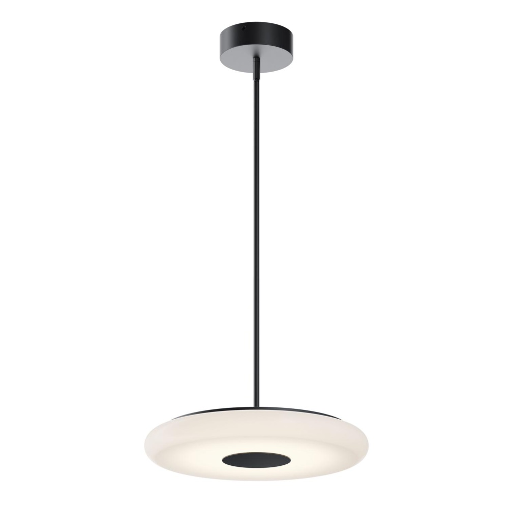 June 18'' LED Pendant 120-277V 30W 5CCT BK