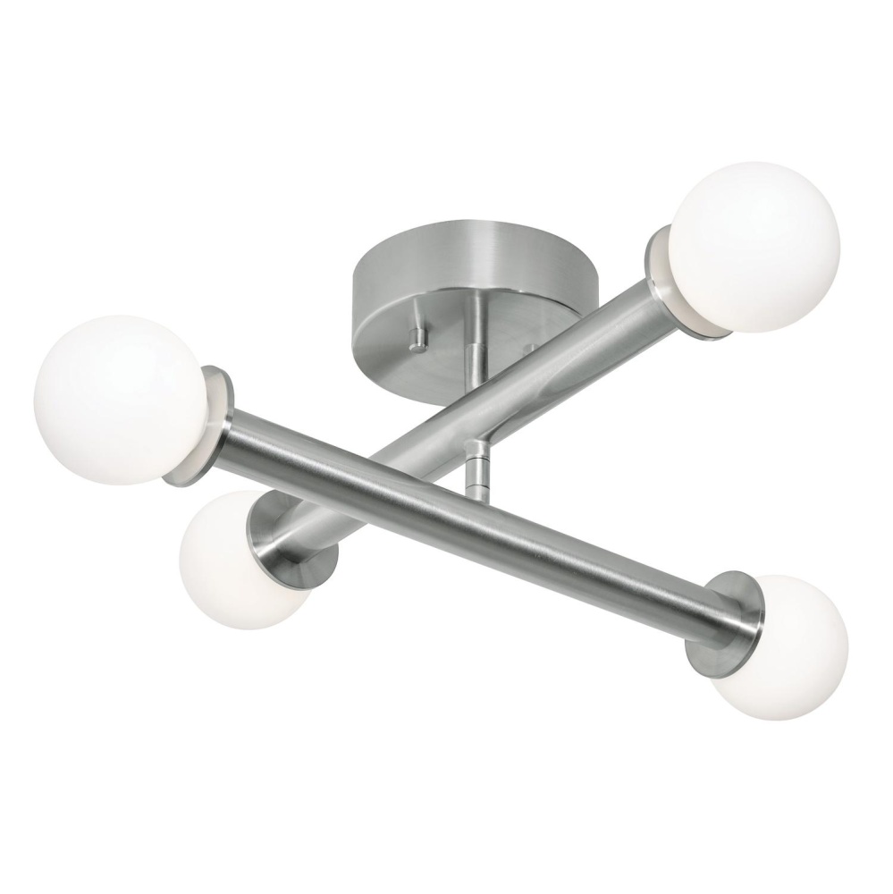 Lane 20'' LED Flush Mount 120-277V 5CCT SN