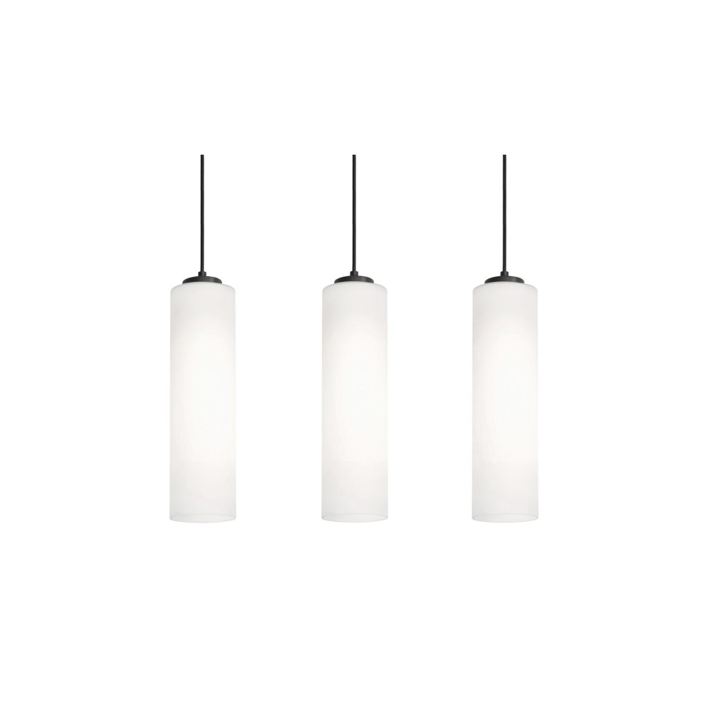 Leo 3 Light Linear Pendant, 120V, 60W, BK