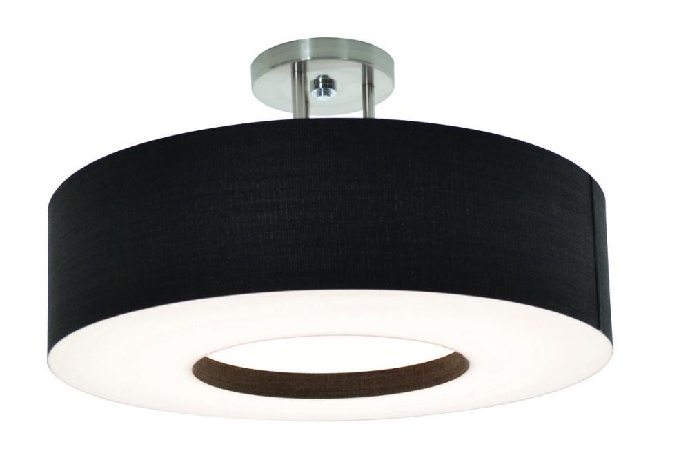 Montclair 12'' LED Ceiling - Black Shade