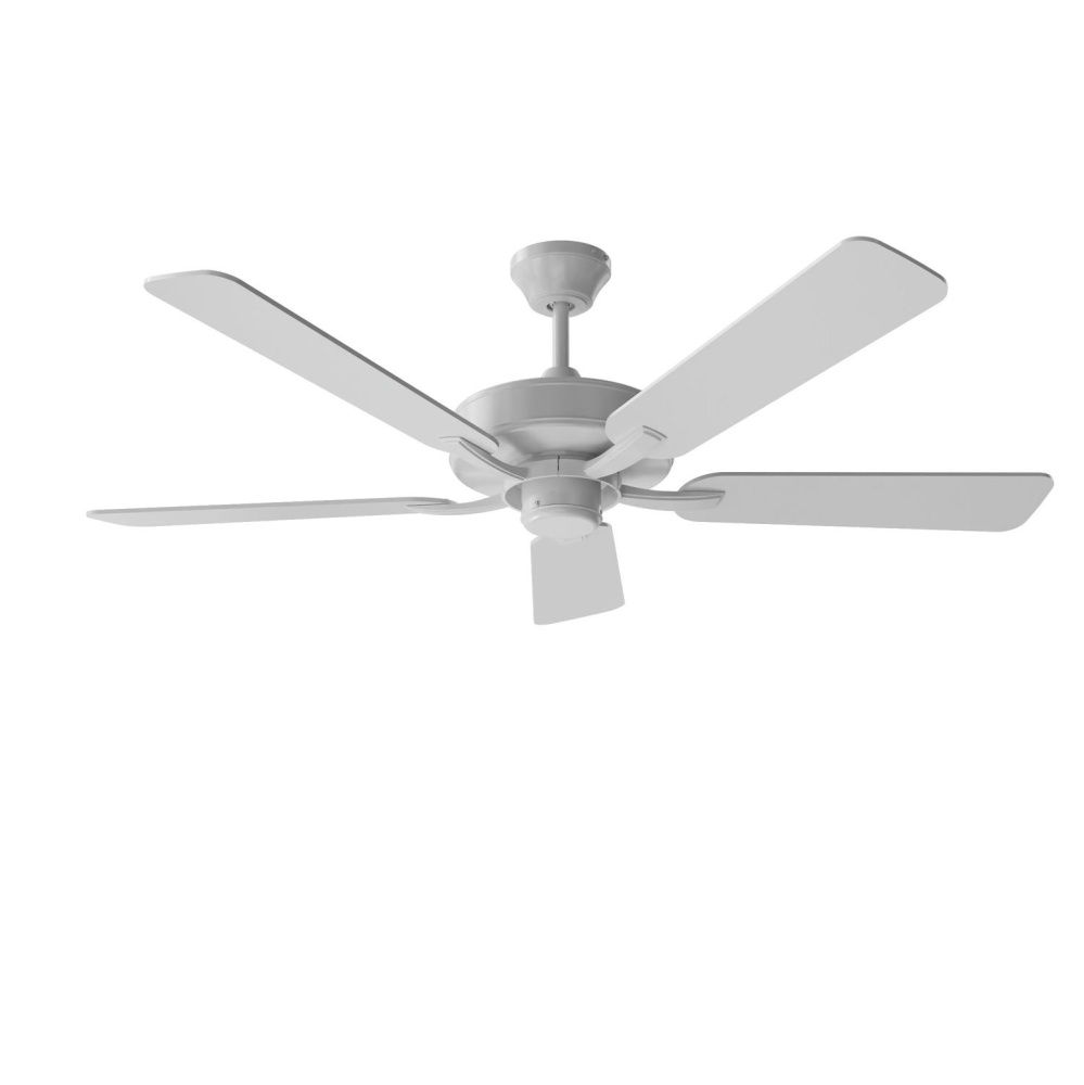 Sandberg 52'' Fan AC White Finish Pull Chain