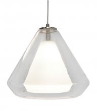 AFX Lighting, Inc. AGP500L40D2SNCL - Armitage LED Pendant - 4000K - 120-277V - Satin Nickel - Clear