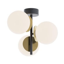 AFX Lighting, Inc. ARNC17LAJD4BKLB - Arren 17'' LED Semi-Flush 120-277V 5CCT BKLB