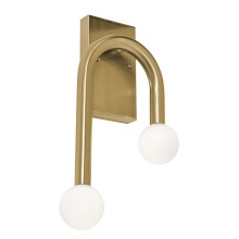 AFX Lighting, Inc. COES1017LAJUDLB - Colette 17'' LED Sconce 120-277V 5CCT LB