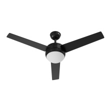 AFX Lighting, Inc. DVSN523LACBKBK - Davis 52'' 3 Blade Fan 120V 20W 5CCT BK