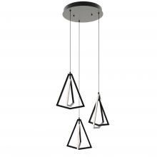 AFX Lighting, Inc. GNAP15L30D1BKRND3 - Gianna Three Pendant 3000K 120V Black