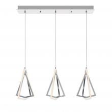 AFX Lighting, Inc. GNAP15L30D1SNLNR3 - Gianna Linear Three Pendant 3000K 120V Satin Nicke