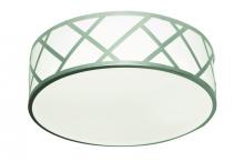 AFX Lighting, Inc. HVNF21LAJUDSN-MS - HAVEN 21'' FLUSHMOUNT LED 42W 120-277V-Satin Nickel