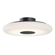 AFX Lighting, Inc. JUNC18LAJUDBK - June 18'' LED Semi-Flush 120-277V 30W 5CCT BK