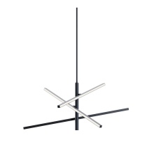 AFX Lighting, Inc. KNOP36LAJUDBK - Knoll 36'' LED Pendant 120-277V 5CCT BK