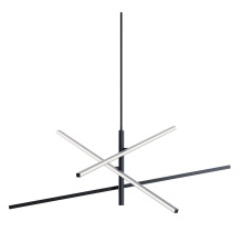 AFX Lighting, Inc. KNOP48LAJUDBK - Knoll 48'' LED Pendant 120-277V 5CCT BK