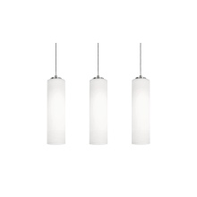 AFX Lighting, Inc. LEOP0412MBSNLNR3 - Leo 3 Light Linear Pendant, 120V, 60W, SN