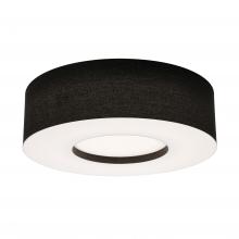 AFX Lighting, Inc. MCF2432MB-BK - Montclair 24'' Med Base Flush Mount,BK