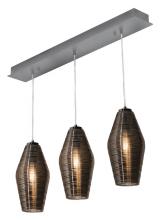 AFX Lighting, Inc. MLAP13SMLNR3 - Mila 3 Light Linear Pendant,120V,Satin Nickel