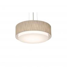 AFX Lighting, Inc. SAP1614MBSN-JT - Sanibel 16'' Med Base Pendant - SN and JT