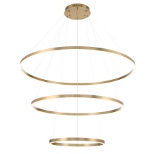 Eurofase 31474-038 - 3-Tiers 3-Light 61" Integrated LED Grand Chandelier