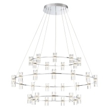 Eurofase 33726-014 - 3-Tiers 33-Light 41" Integrated LED Grand Chandelier