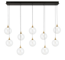 Eurofase 48932-011 - 10-Light 47" Integrated LED Multi Drop Chandelier