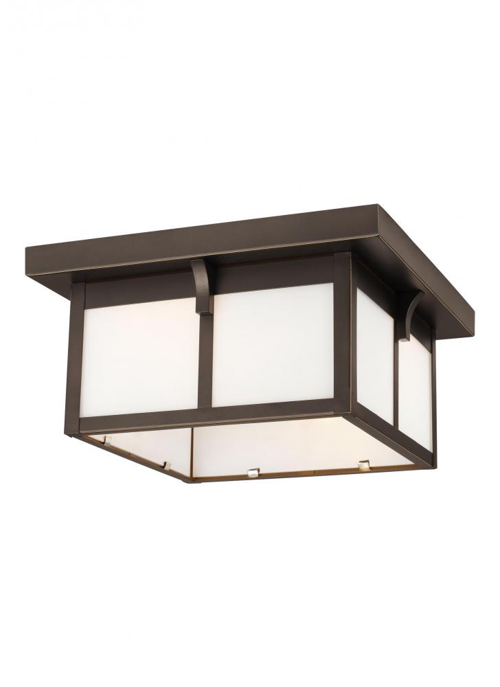 Tomek Two Light Outdoor Flush Mount