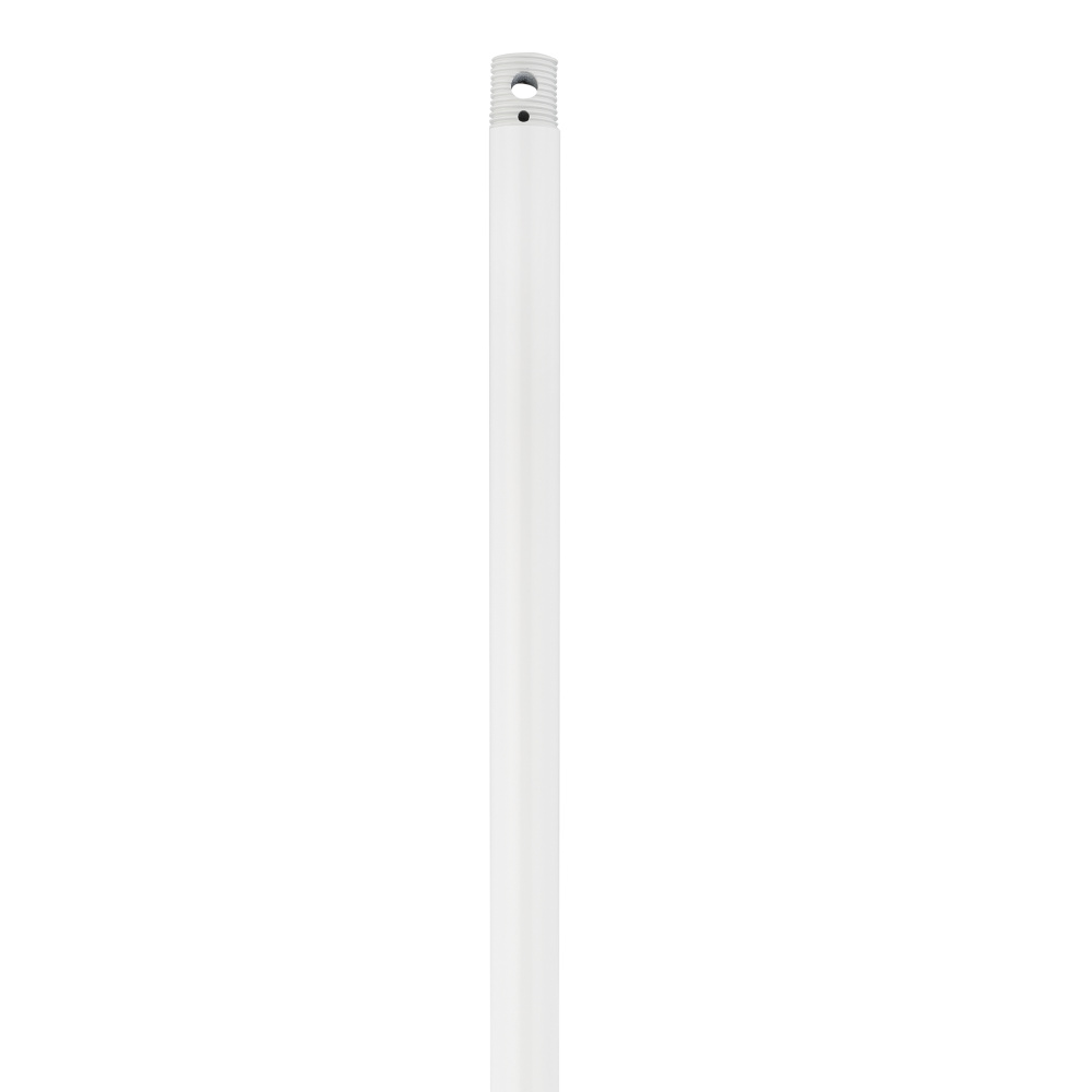 48" Threaded Downrod - White
