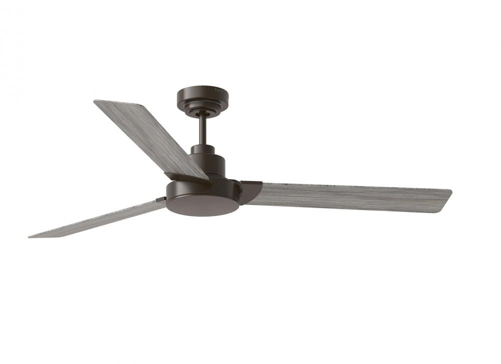 Jovie 58" Indoor/Outdoor Aged Pewter Ceiling Fan with Handheld / Wall Mountable Remote Control a