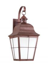 Generation Lighting 8463D-44 - Chatham traditional 1-light large outdoor exterior dark sky compliant wall lantern sconce in weather