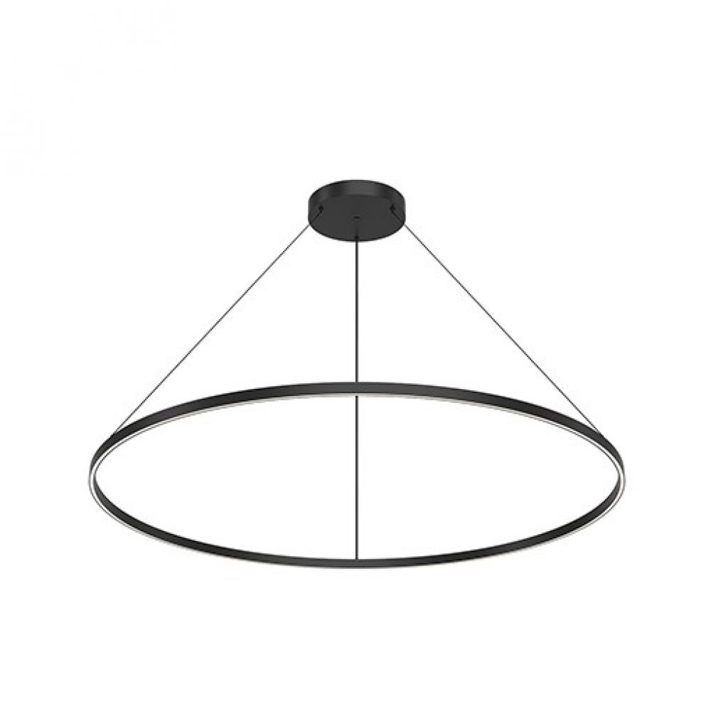 Cerchio 60-in Black LED Pendant